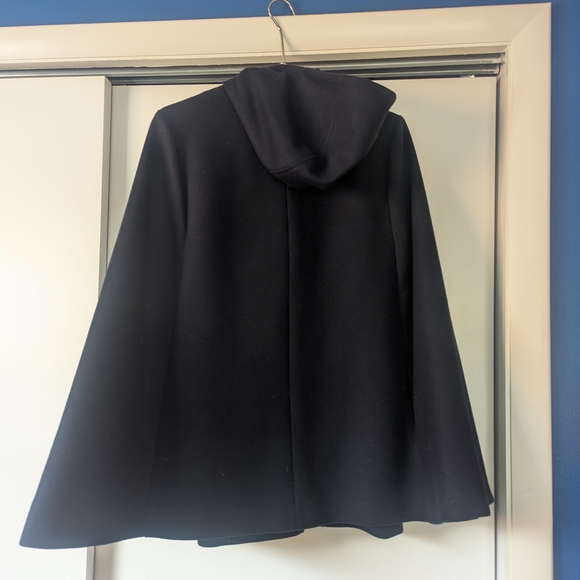 Navy Blue Cloak with Toggles by J. Crew - Picture 2 of 8